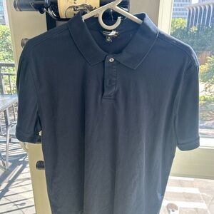Men’s Medium Polo Shirt - Banana Republic Luxe Touch Performance (Navy)